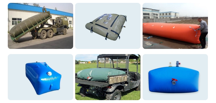 100000liter Foldable PVC Tarpaulin Emergency Fire Fighting Water Pillow Storage Tank for Sale