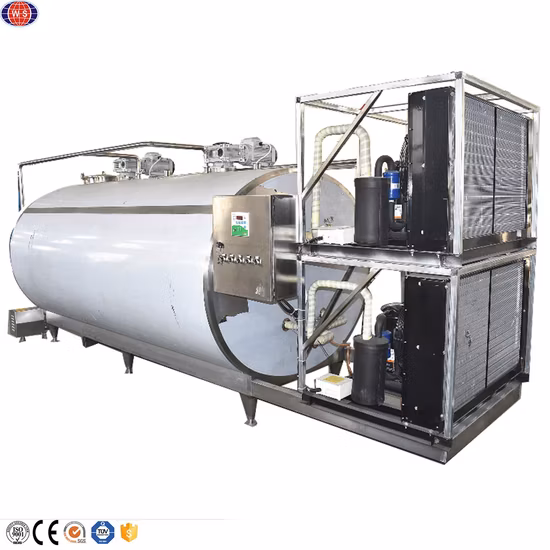 Tanque de refrigeração para laticínios Tanque de leite frio Tanque de resfriamento de leite Tanque de conservação de leite fresco