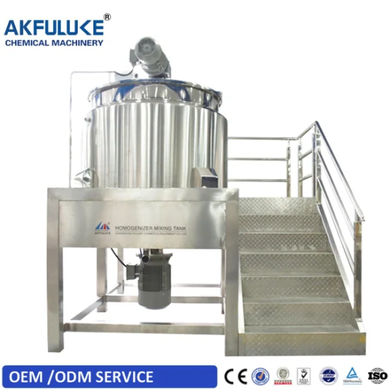 Tanque de armazenamento químico líquido para preservação de calor Tanques de armazenamento de água Tanque de aço inoxidável 316L para cosméticos