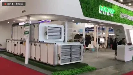 Holtop Modular Recuperação de calor Fresh Ahu Unidade de tratamento de ar Sistema HVAC