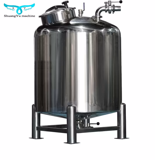 Tanque de aço inoxidável de melhor preço, tanque de armazenamento encamisado sanitário para mel, leite, óleo, tanque de armazenamento líquido químico, reator, agitador, misturador, tanque, tanque de mistura