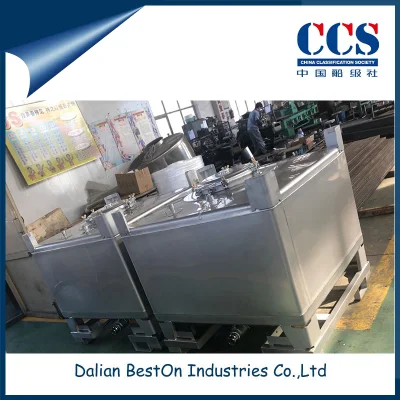 Dalian Beston Tanque IBC de armazenamento de alimentos Tanque cilíndrico de aço inoxidável IBC China Galão de aço inoxidável IBC Fornecedor Tanque de plástico personalizado IBC 1000 litros